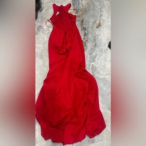 May Queen Red Strapless Bodycon Dress